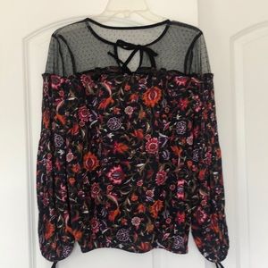 Floral print top